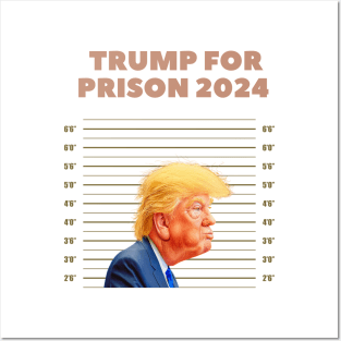 donald trump Mugshot 2024 never surrender Posters and Art